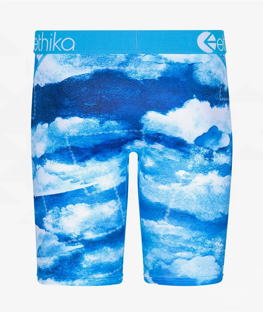 Ethika Kids Sky Luxe Blue Boxer Briefs