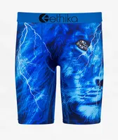 Ethika Kids Tru Lion Blue Boxer Briefs