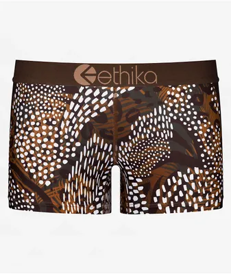 Ethika Safar'e Staple Brown Boyshort Underwear
