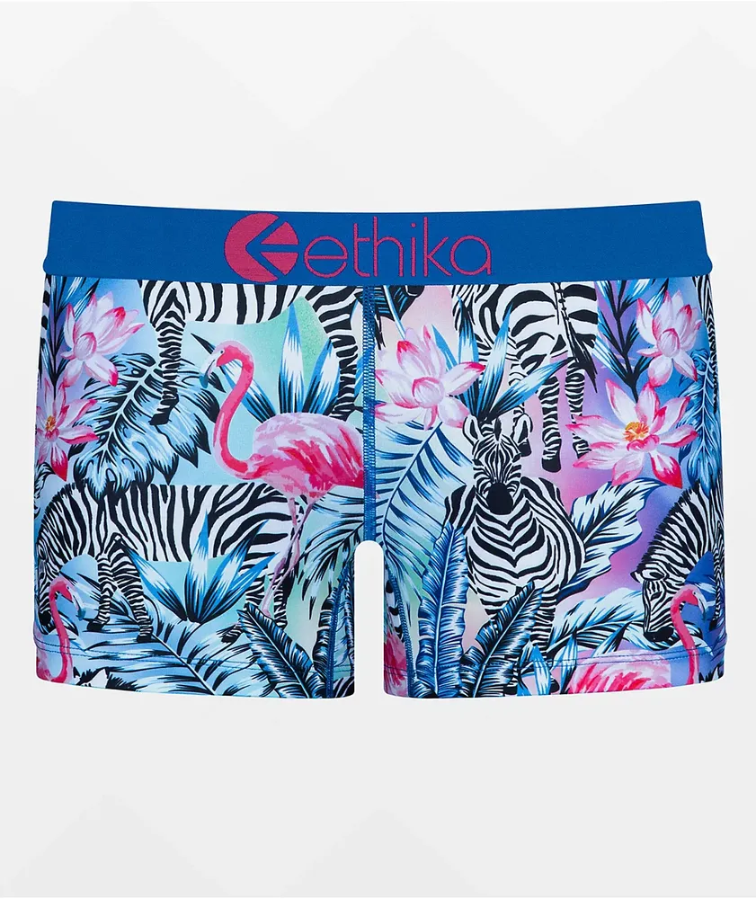 Ethika Underwear Men's Staple Fit Boxer Brief - ALOHA WAVES