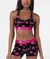 Ethika x Karlae Lipstick Queen Black Sports Bra