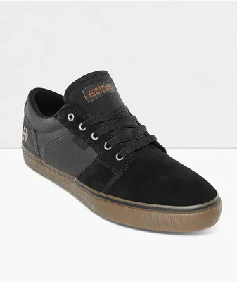 Etnies Barge LS Black, Grey & Gum Skate Shoes