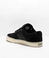 Etnies Barge LS Black, White & Silver Skate Shoes