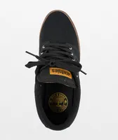 Etnies Barge LS Black & Gum Skate Shoes