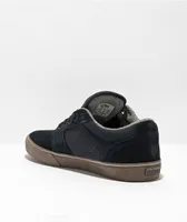 Etnies Barge LS Dark Blue & Gum Skate Shoes