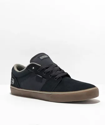 Etnies Barge LS Dark Blue & Gum Skate Shoes