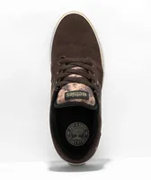 Etnies Barge LS Dark Brown, Black & Brown Skate Shoes 