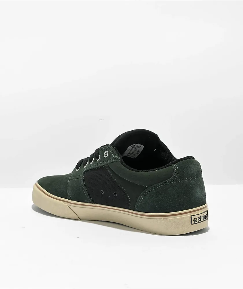 Etnies Barge LS Green & Black Skate Shoes