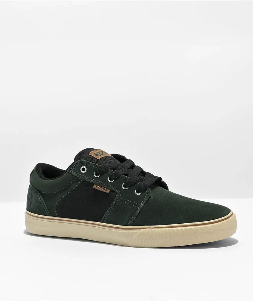 Etnies Barge LS Green & Black Skate Shoes