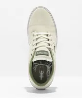 Etnies Barge LS White & Green Skate Shoes