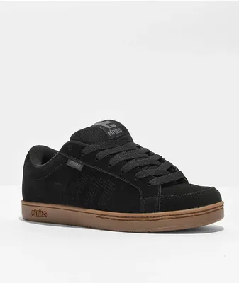 Etnies Kingpin Black, Dark Grey & Gum Skate Shoes