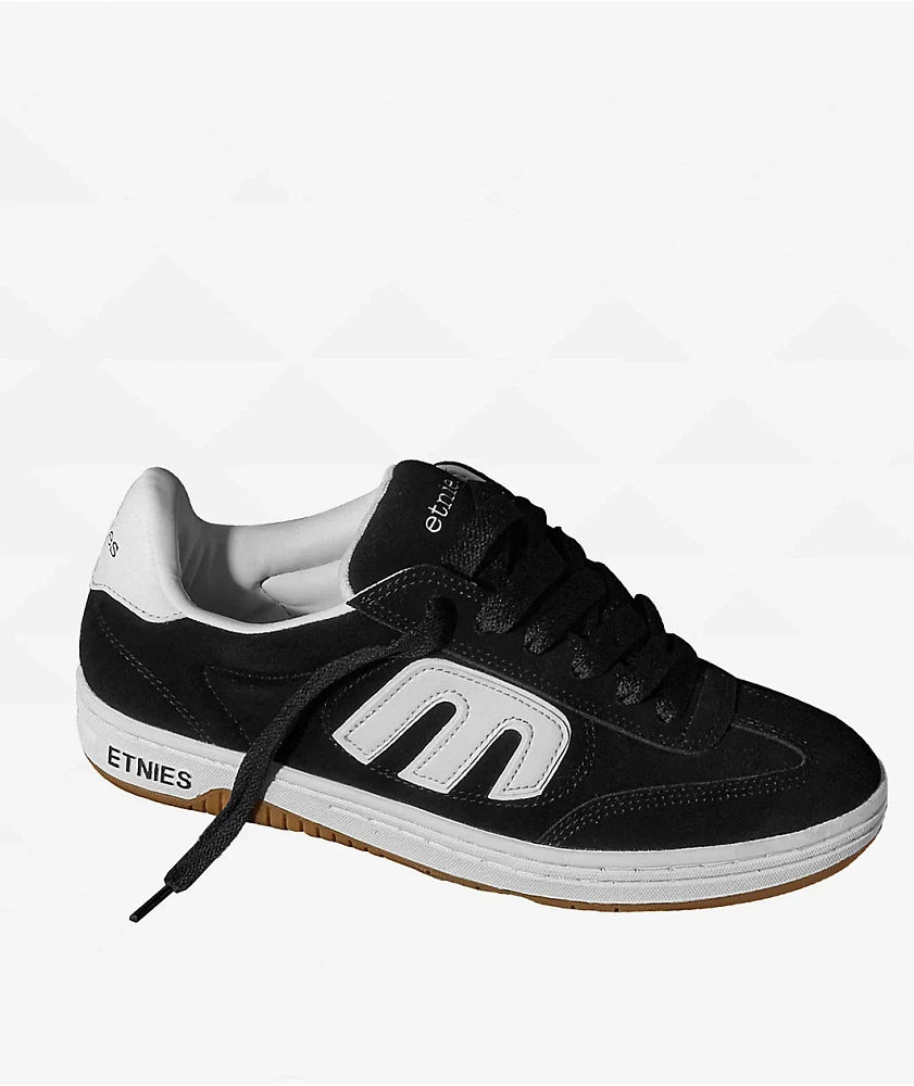 Etnies Locut  White & Black Skate Shoes