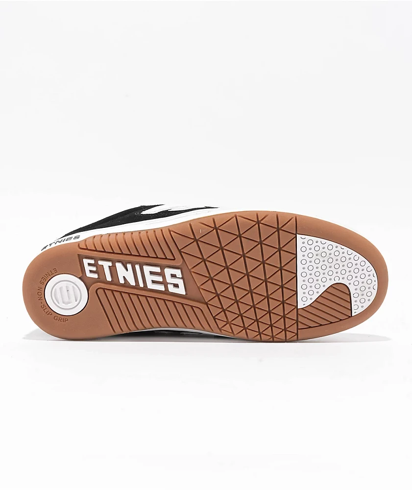 Etnies Locut Black & White Skate Shoes