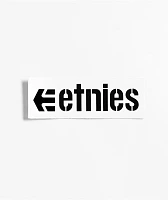 Etnies Logo White Sticker