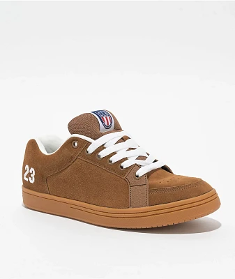 Etnies Sal 23 Brown & Gum Skate Shoes