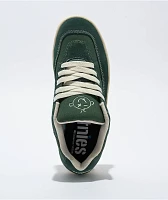 Etnies Snake Green & White Skate Shoes