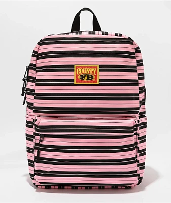 FB County Black & Pink Backpack