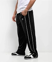 FB County Black & White Velour Track Pants