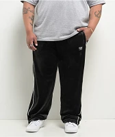 FB County Black & White Velour Track Pants