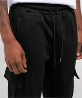 FB County Black Cargo Sweatpants