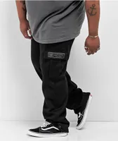 FB County Black Cargo Sweatpants