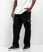 FB County Black Cargo Sweatpants