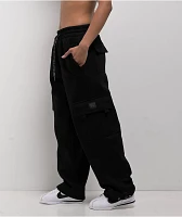 FB County Black Cargo Sweatpants
