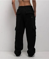 FB County Black Cargo Sweatpants