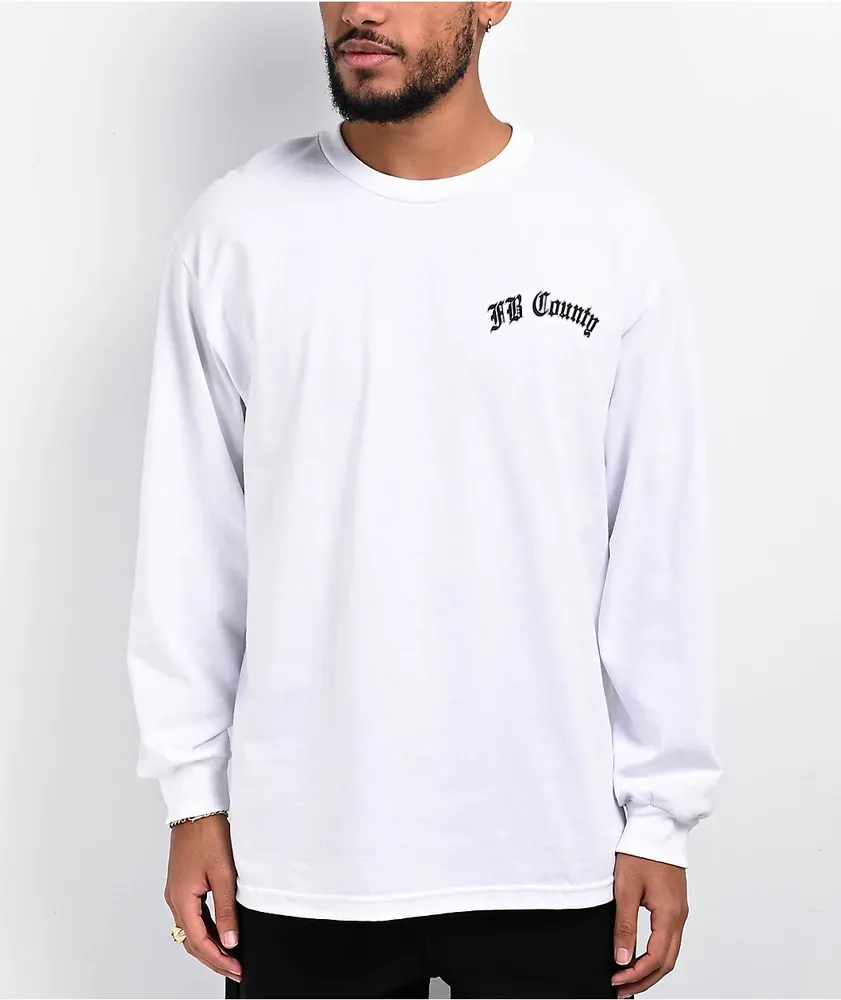 FB County Bounce To The Ounce White Long Sleeve T-Shirt