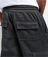 FB County Charcoal Heavyweight Baggy Cargo Sweatpants