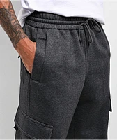 FB County Charcoal Heavyweight Baggy Cargo Sweatpants