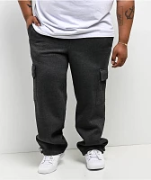 FB County Charcoal Heavyweight Baggy Cargo Sweatpants