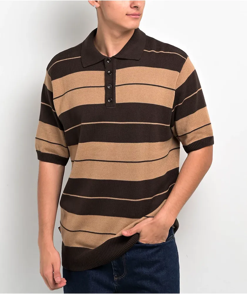 FB County Charlie Brown & Tan Polo Shirt