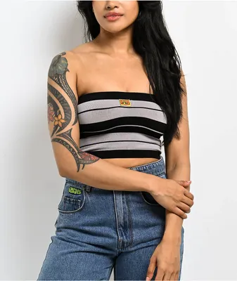 FB County Charlie Brown Black Tube Top