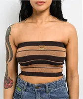 FB County Charlie Brown Brown Tube Top