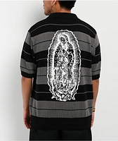 FB County Charlie Brown Mary Black & Grey Polo Shirt