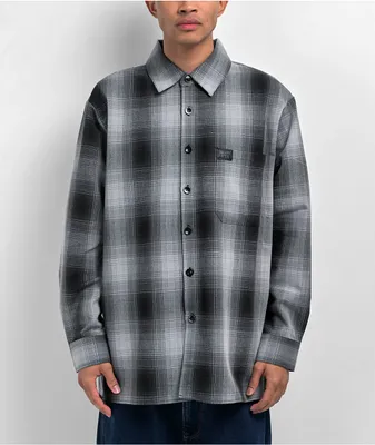 FB County Checker Black, White & Grey Flannel Shirt