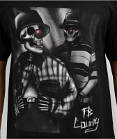 FB County Checker Bones Black T-Shirt