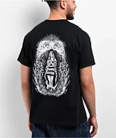 FB County Chicano Heart Black T-Shirt