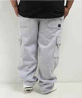 FB County Contrast Grey Cargo Sweatpants