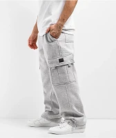 FB County Grey Heavyweight Baggy Cargo Sweatpants