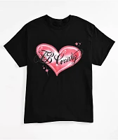 FB County Heart Logo Black T-Shirt