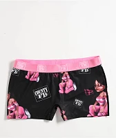 FB County Homegirl Black & Pink Boyshort Underwear