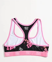 FB County Homegirl Black & Pink Sports Bra