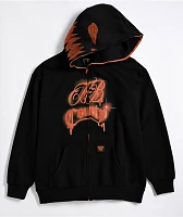 FB County Jack O Lanturn Black Zip Hoodie