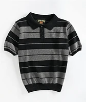 FB County Kids Charlie Brown Black & Grey Polo Shirt