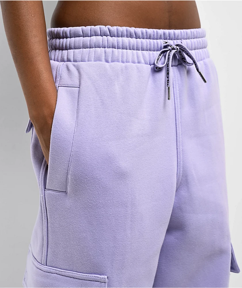 FB County Lavender Cargo Sweatpants