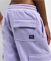 FB County Lavender Cargo Sweatpants