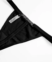 FB County Logo Black Thong Underwear