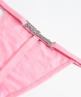 FB County Logo Pink Thong Underwear